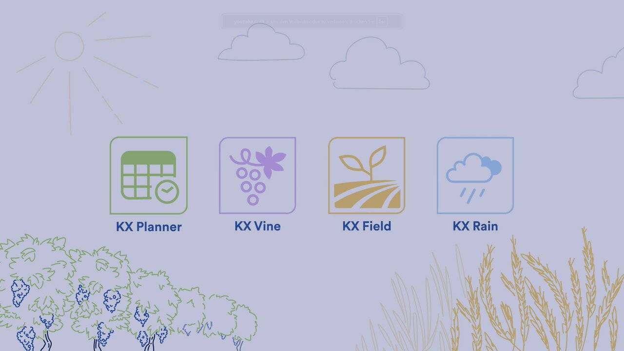 KX erklärt: Digitale Service Apps für Planung, Pflanzenschutz und Wetter