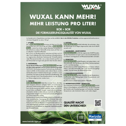 Formulierungsqualität von WUXAL